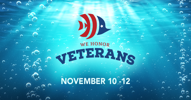 We honor veterans November 10-12